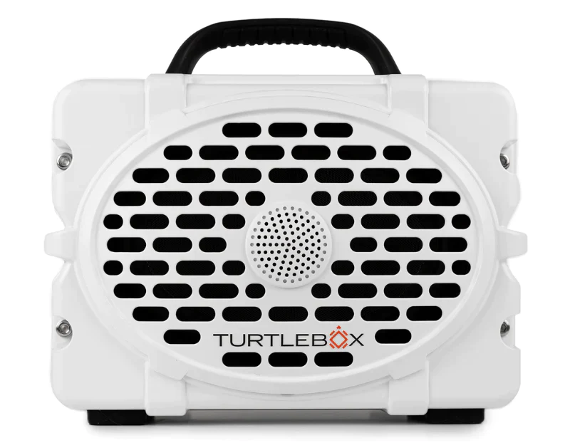 Turtlebox Gen 2 Portable Speaker White Black - Speakers from Alamo Anglers