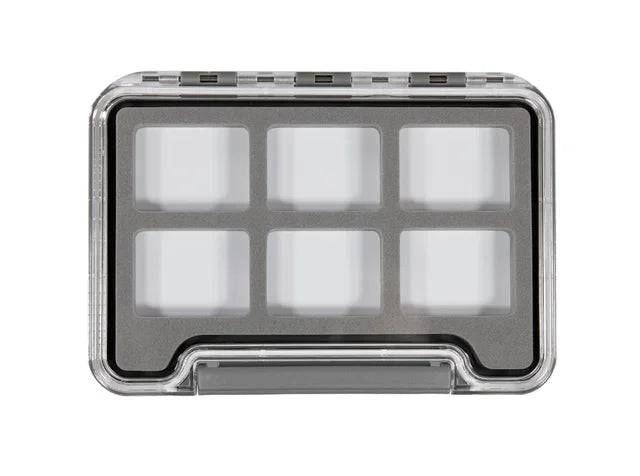 Waterproof Thin Box 6 Compartment (Medium) - Fly Boxes from Alamo Anglers