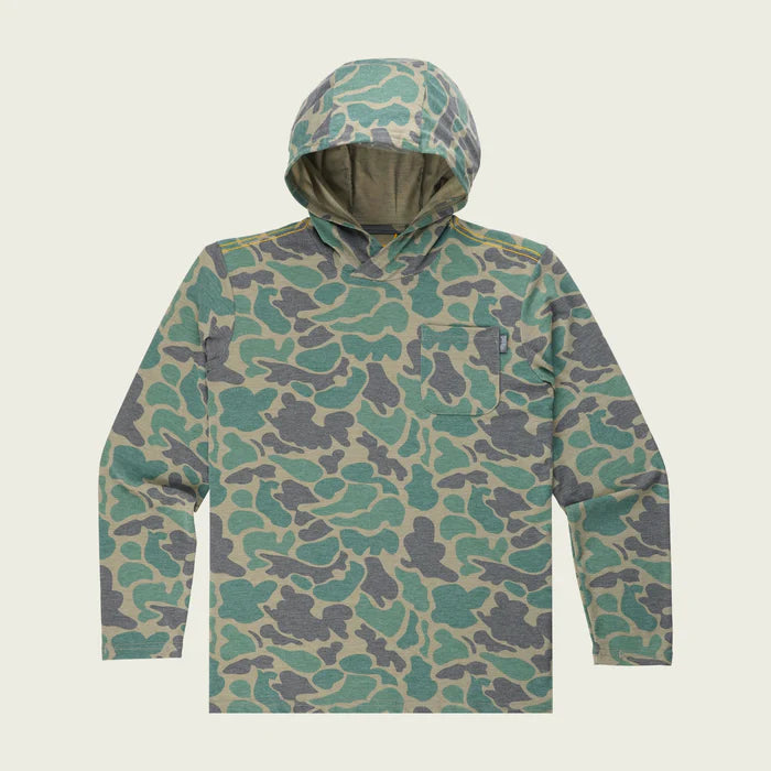 Marsh Wear Youth Buxton Tech Hoodie Green Mallard Camo - from Alamo Anglers