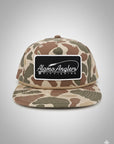 Alamo Anglers Shop Hat Harvest Duck Camo w light brown rope - from Alamo Anglers