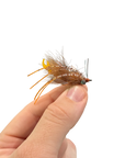 MacFlies 'My Boy Blue' with Flats Craft Strong Arm Claw Tan Orange - from Alamo Anglers