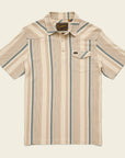 Howler Bros Ranchero Polo Old Bill Stripe: Limestone - from Alamo Anglers