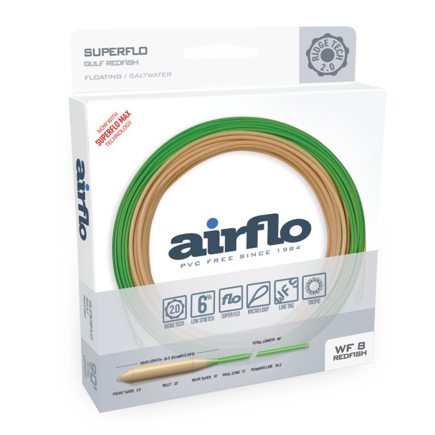 Airflo Superflo Ridge 2.0 Gulf Redfish Fly Line WF8F - from Alamo Anglers