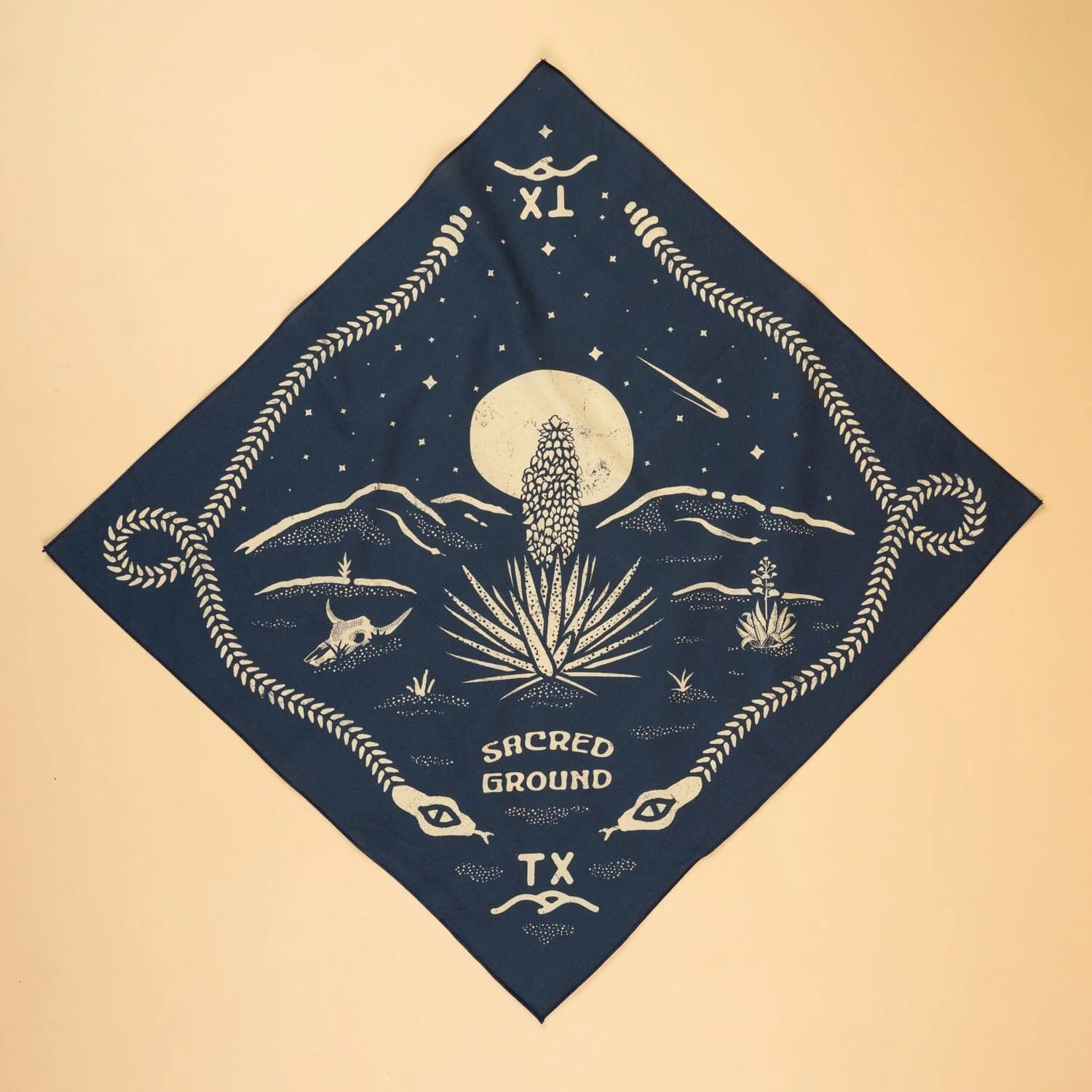Texas Hill Country Provisions Smuggler Bandana Sacred Gound - from Alamo Anglers