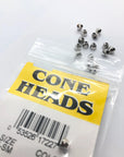 Plated Cone Heads Nickel - from Alamo Anglers