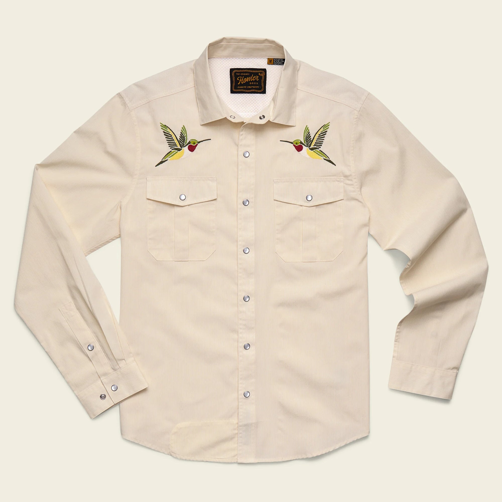 Howler Bros Gaucho Snapshirt Nectar Seekers - from Alamo Anglers