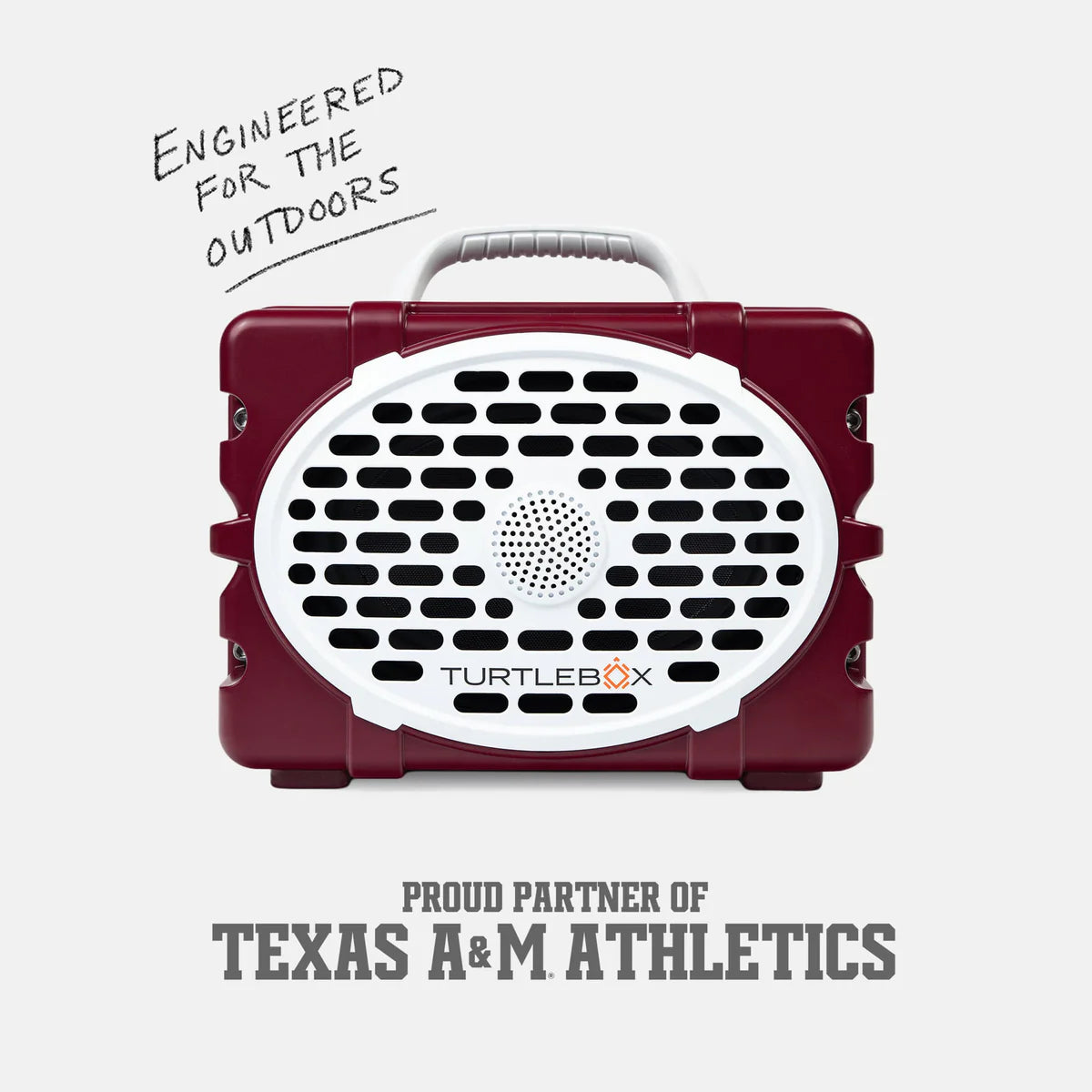 Turtlebox Original - Gen 3 Gameday Series: Maroon & White - Speakers from Alamo Anglers
