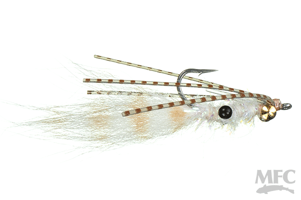 MFC Morrill's Shaggy Shrimp White (#04) - from Alamo Anglers
