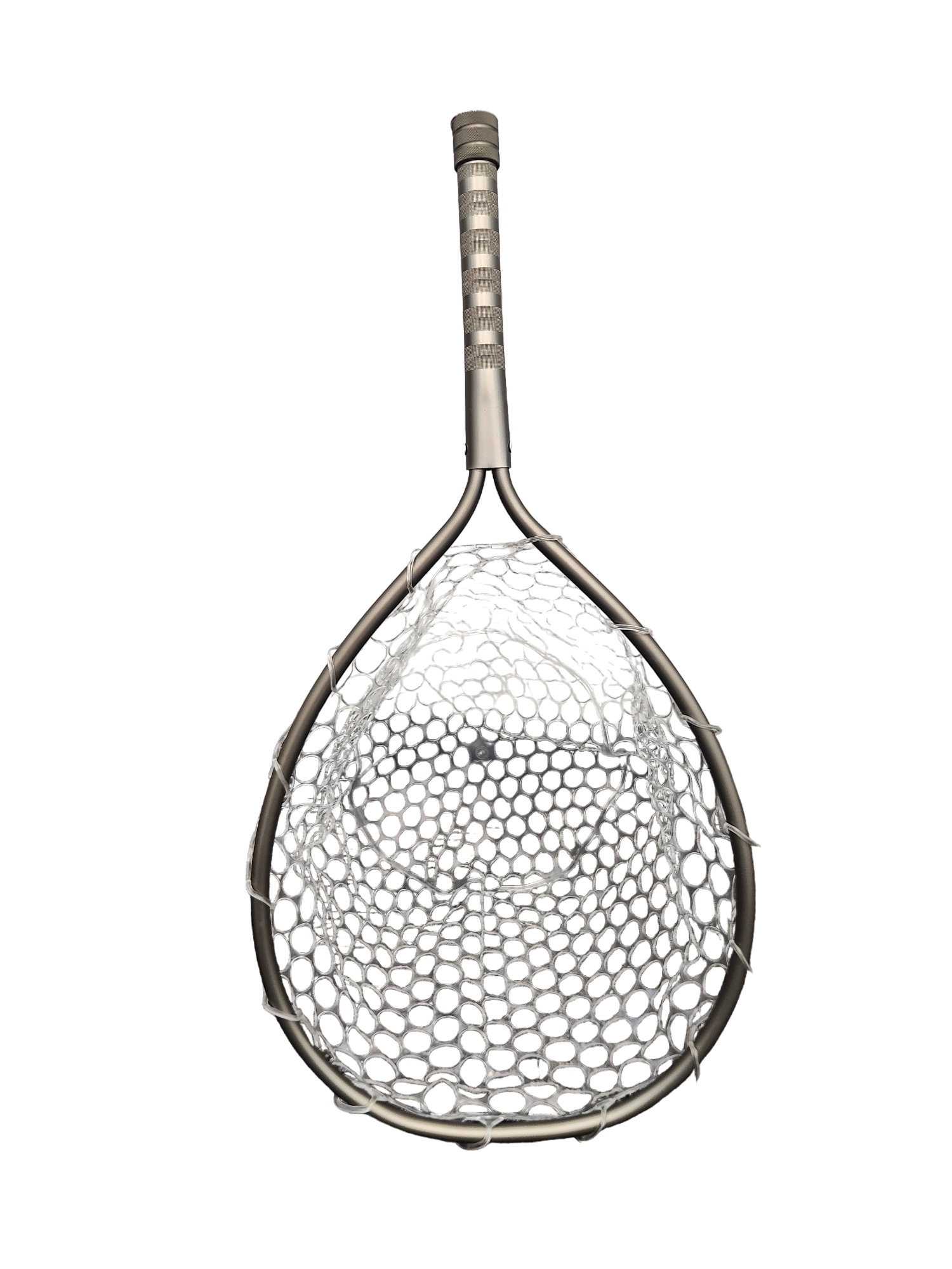 Meat Hammock Standard Length Landing Net Gunmetal - from Alamo Anglers