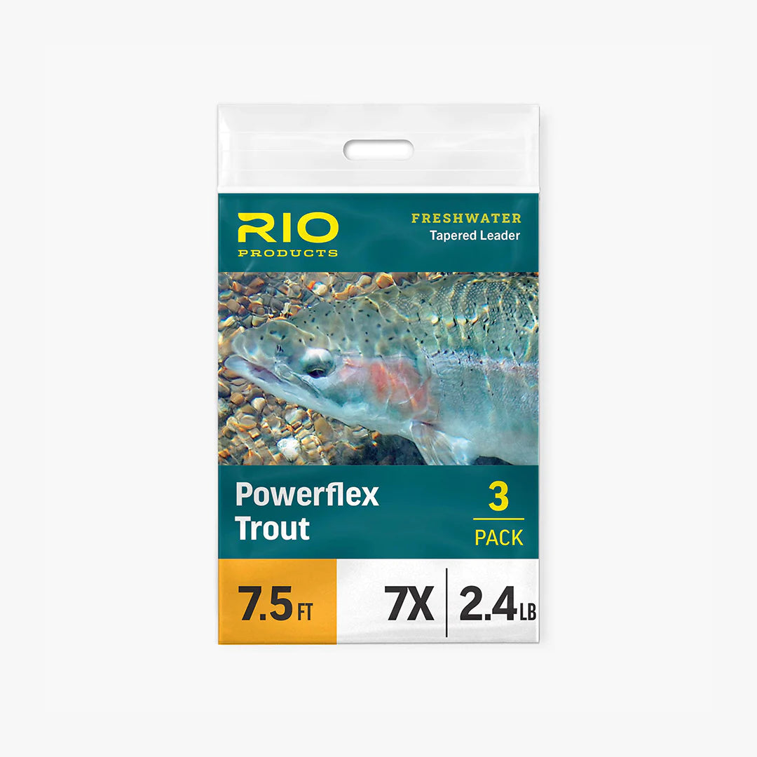 Rio Powerflex Trout Leader 7.5ft 3 Pack