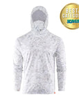 Grundens Tough Sun Masked Hoodie Squall Camo - from Alamo Anglers