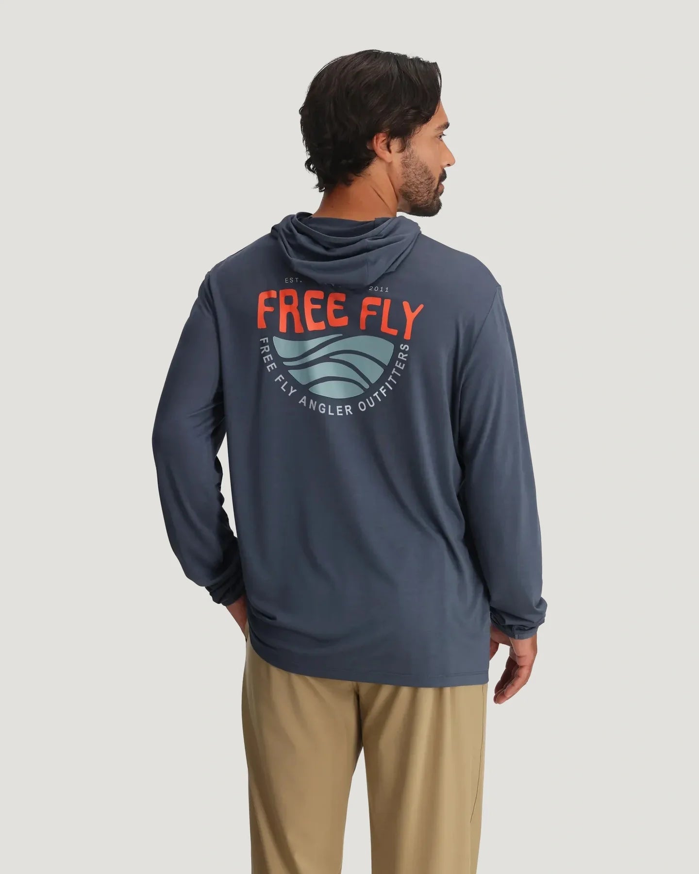 Free Fly Men's Bamboo Lightweight Graphic Hoodie - from Alamo Anglers