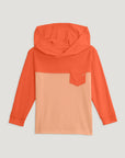 Free Fly Toddler Colorblock Bamboo Shade Hoodie Flamingo Coral Peach - from Alamo Anglers