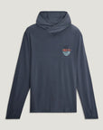 Free Fly Men's Bamboo Lightweight Graphic Hoodie Blue Edge Storm Cloud - from Alamo Anglers