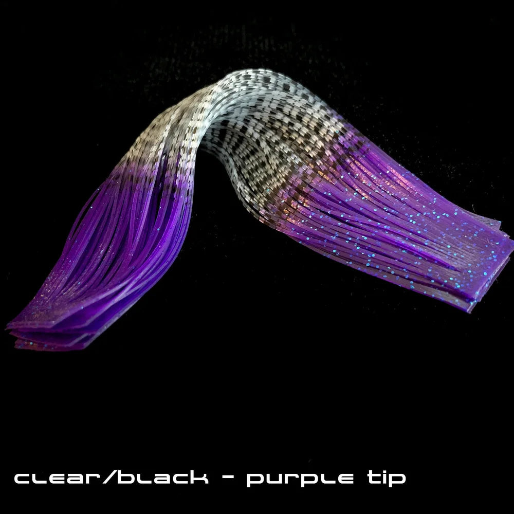 Sight Cast Marsh Legs Clear Black - Purple Tip - from Alamo Anglers