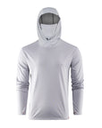 Grundens Tough Sun Masked Hoodie Mist - from Alamo Anglers