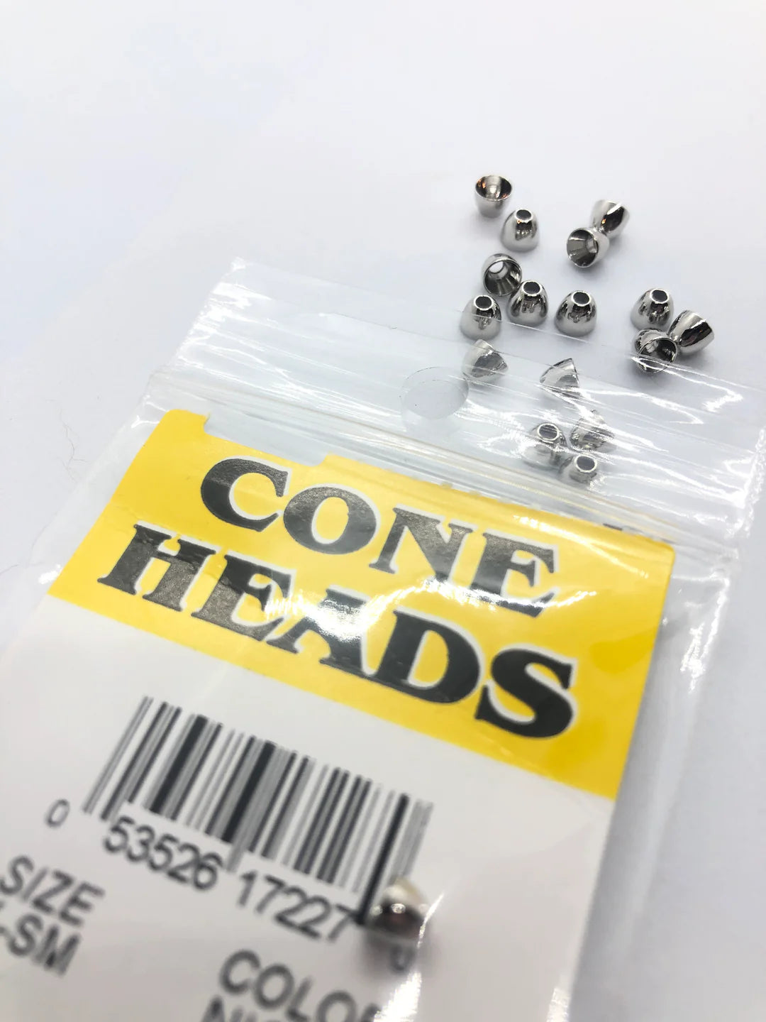 Plated Cone Heads Nickel - from Alamo Anglers