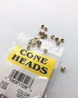 Plated Cone Heads Gold - from Alamo Anglers