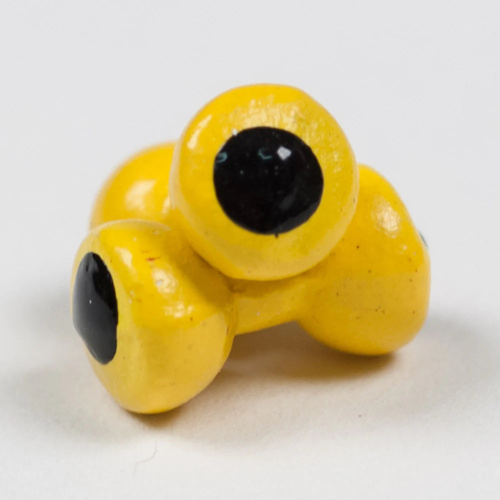 Dumbbell Eyes; Painted Yellow - from Alamo Anglers